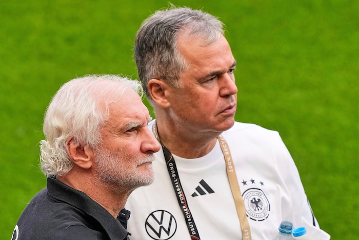Führungsduo beim DFB: Rudi Völler und Andi Rettig.