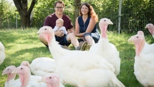 Die Familie Krautgartner fährt mit glücklichen Bio-Puten auf Erfolgskurs