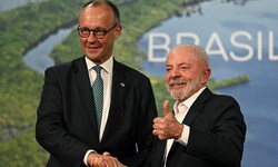 Deutschlands Kanzler Friedrich Merz verbrachte nicht einmal einen Tag in Brasilien. Seine ...