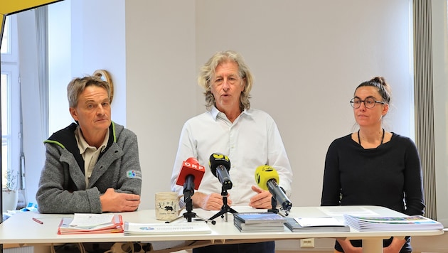 LUA Johannes Kostenzer (Mi.), Stv. Walter Tschon und Projektleiterin Stephanie Pontasch.