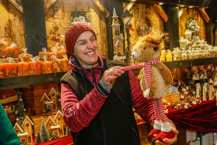 Der Weihnachtsochse ist ein bisschen exotisch.