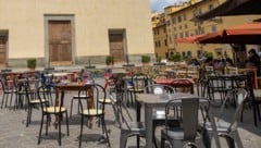In manchen Teilen von Florenz dürfen Gastronomen ab 2026 keine Tische mehr auf den Straßen ...