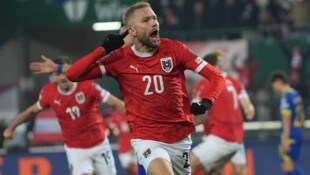 Mit seinen ÖFB-Teamkameraden auf Platz 24 der FIFA-Weltrangliste: Konrad Laimer