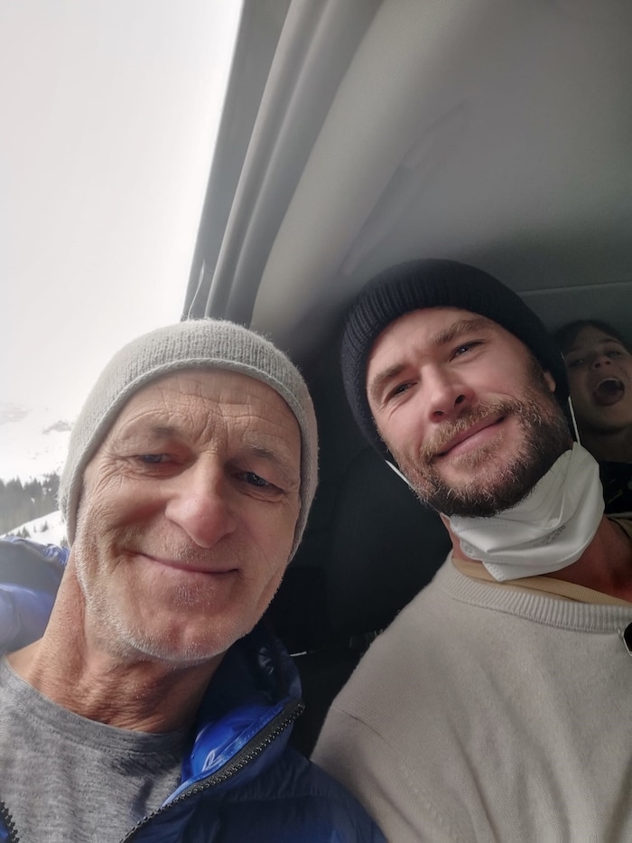 Mit dem australischen Schauspielstar Chris Hemsworth