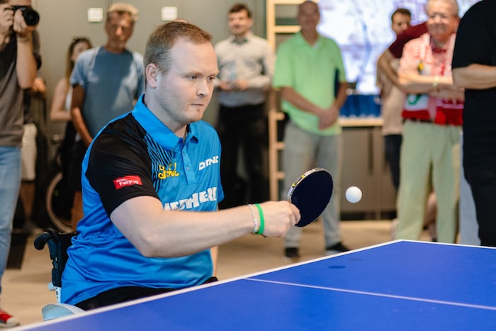 Henrik Andersson spielt ab Donnerstag bei der Para-Tischtennis-EM im schwedischen Helsingborg.