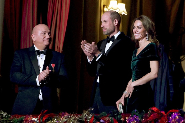 Das Thronfolgerpaar nahm wie immer in der Royal Box in der Royal Albert Hall Platz.