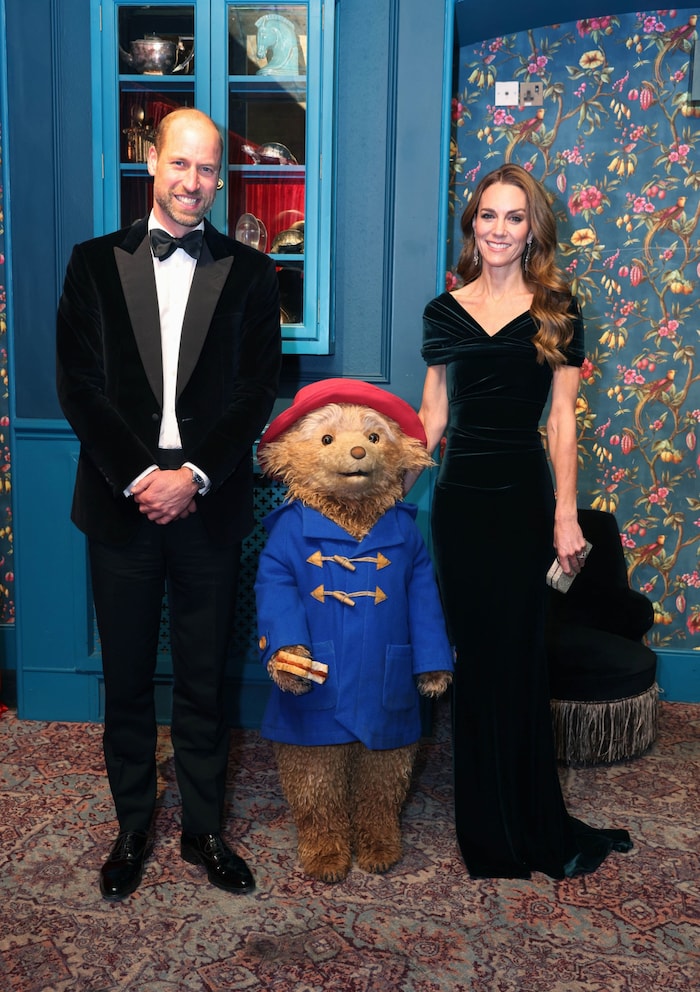 Prinz William und Prinzessin Kate trafen auch Paddington-Bär.