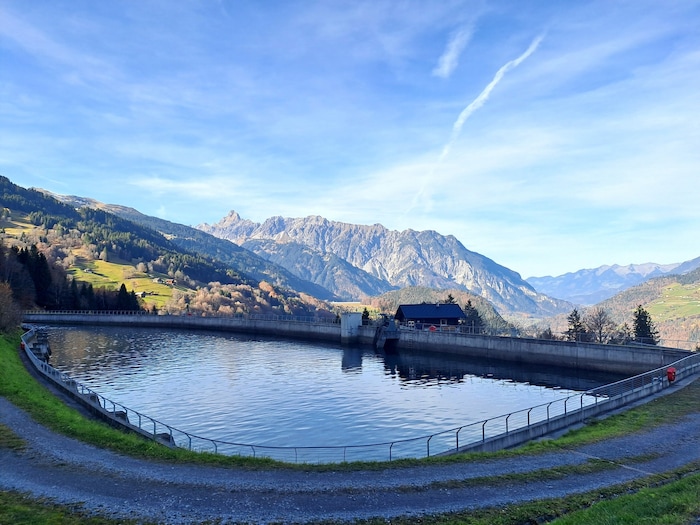 Der Stausee Bitschweil.