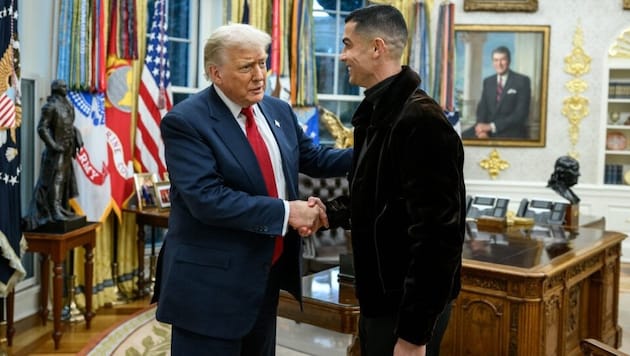 Donald Trump und Cristiano Ronaldo haben sich zuletzt tatsächlich getroffen – eine gemeinsame ...