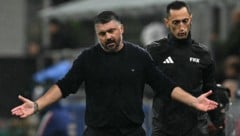 Italien mit Teamchef Gennaro Gattuso trifft in den WM-Playoffs zuerst auf Nordirland.