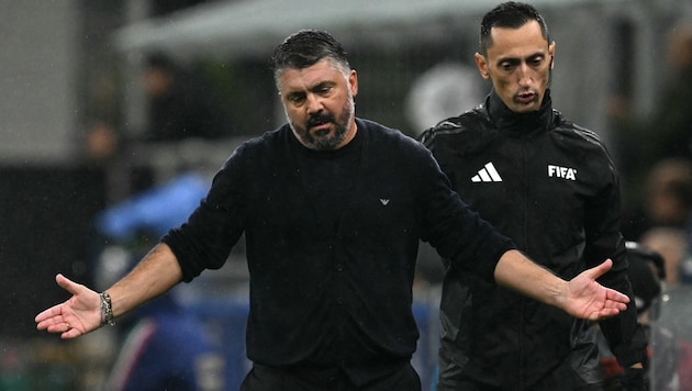 Italy, with team boss Gennaro Gattuso, will first face Northern Ireland in the World Cup ...