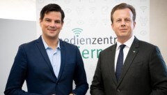 Die Landesräte Hannes Amesbauer (FPÖ) und Karlheinz Kornhäusl (ÖVP) sind sich einig. 