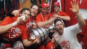 Die Unterhaus-Cracks Maxi Isopp, Manuel Geier, Joe Reichel, Markus Pirmann (li./v. li.) – hier ...