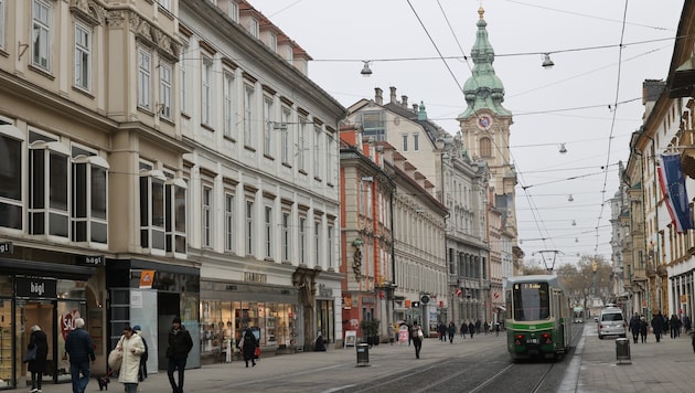 Die Grazer Herrengasse