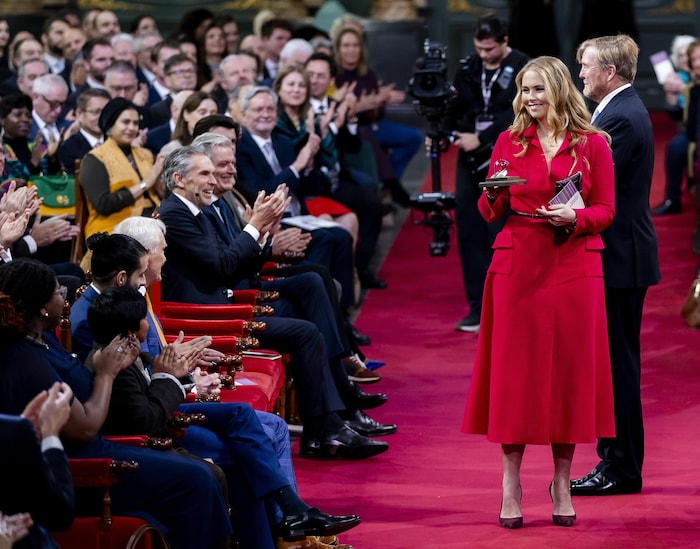 Die Prinzessin, die noch studiert und gerade eine militärische Ausbildung macht, zeigt sich ...