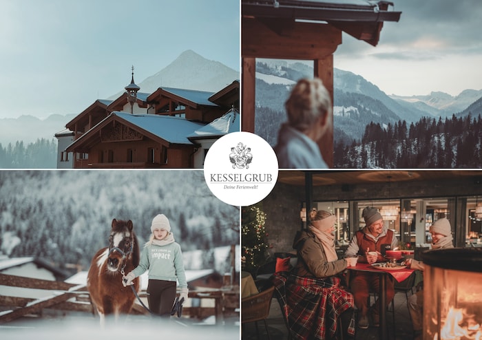 Das Familienhotel Kesselgrub wird hier Ihre Unterkunft sein.