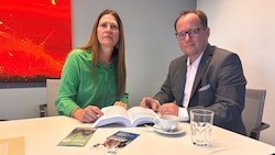 Görtler und Zeliska vom SOS-Kinderdorf Pinkafeld. 