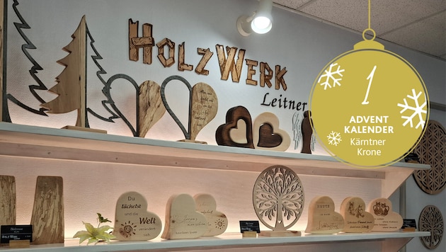 Seit zehn Jahren kreiert Heimo Leitner Werke aus Holz.