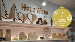 Seit zehn Jahren kreiert Heimo Leitner Werke aus Holz. 