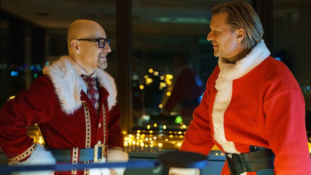 Gery Seidl und Roland Düringer in „Aufputzt is‘“ im Kino.