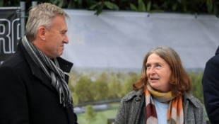 Bürgermeisterin Elke Kahr und Sturm-Präsident Christian Jauk