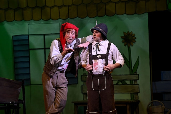 „Kasperl“ Lukas Benjamin Engel & „Seppel“ Michael Del Coco.