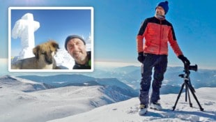 Sein Hund ist ihm der liebste Begleiter, wenn er oft frühmorgens oder spätabends die Ruhe auf ...