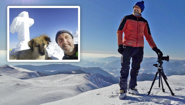 Sein Hund ist ihm der liebste Begleiter, wenn er oft frühmorgens oder spätabends die Ruhe auf ...