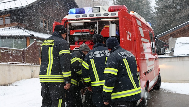 Viele Feuerwehrleute beteiligten sich an der Suchaktion