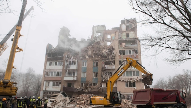 Russland macht trotz der verhandelten Friedenspläne undbeirrt mit seinen Angriffen auf die ...