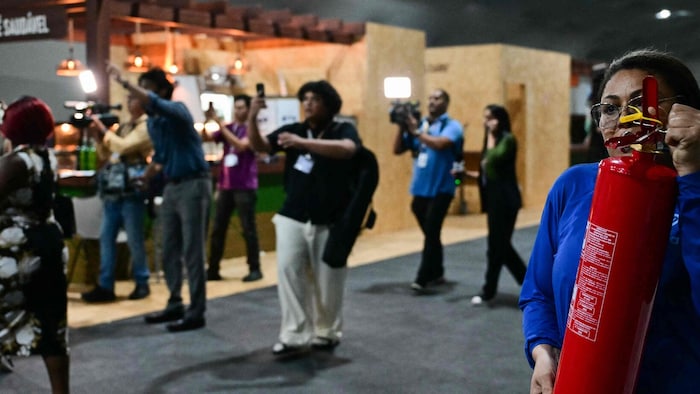 Auf dem Gelände der UN-Klimakonferenz sorgte der Zwischenfall für großes Aufsehen.