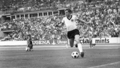 Dieter Herzog (†79) beim WM-Spiel 1974 der deutschen Nationalmannschaft gegen Jugoslawien (2:0)