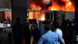 Am Donnerstagnachmittag ist ein Feuer auf der UN-Klimakonferenz im brasilianischen Belém ...