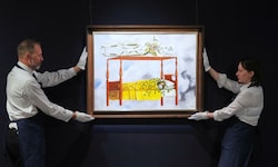 Zwei Bieter hatten sich einen fünfminütigen Wettstreit um das 1940 gemalte Bild „El sueño (La ...