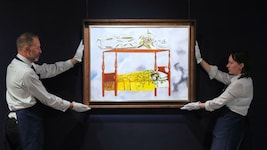 Zwei Bieter hatten sich einen fünfminütigen Wettstreit um das 1940 gemalte Bild „El sueño (La ...