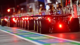 Das zweite Formel-1-Training in Las Vegas musste mehrmals unterbrochen werden.