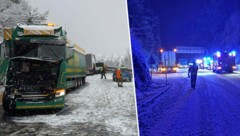Am Zirler Berg ereigneten sich in der Früh und in der Nacht schwere Unfälle.