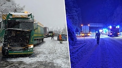 Am Zirler Berg ereigneten sich in der Früh und in der Nacht schwere Unfälle.