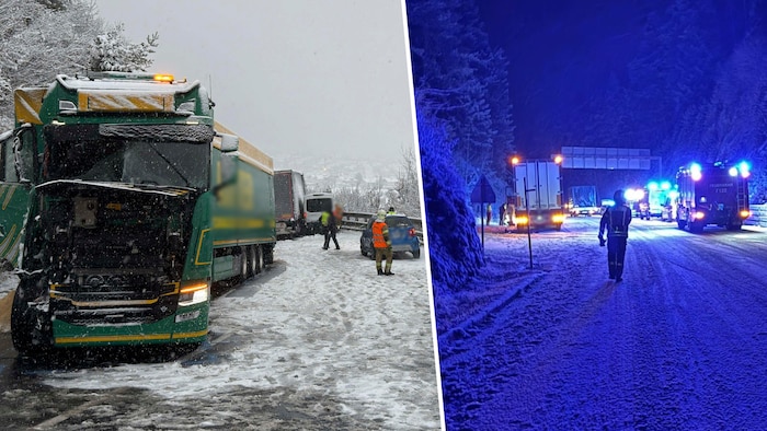 Am Zirler Berg ereigneten sich in der Früh und in der Nacht schwere Unfälle.
