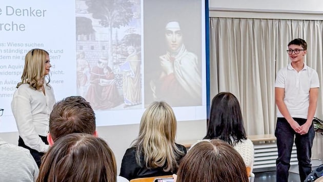 Bei der Präsentation konnten die Schülerinnen und Schüler beweisen, dass sie fit für den ...