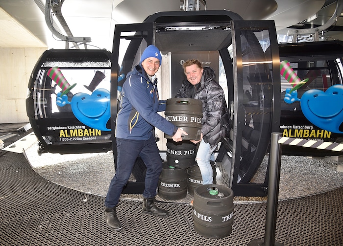 Die neue Gondelbahn am Katschberg führt aufs Aineck.