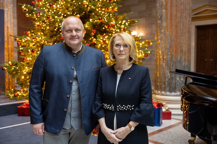 Bürgermeister Wonner mit Parteifreundin Doris Bures