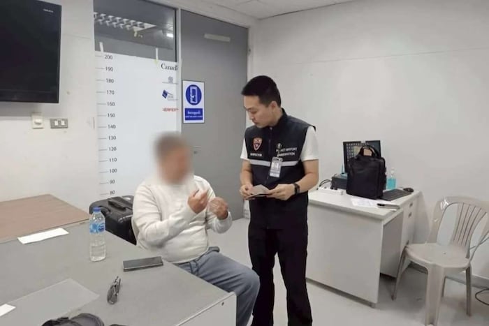 The Austrian tourist caught with a Thai immigration officer at the airport in Phuket