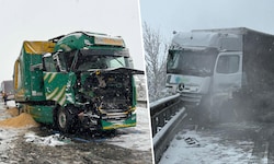 Gegen 7 Uhr kam es am Zirler Berg zum Unfall. Die B177 war auch am Nachmittag noch gesperrt.