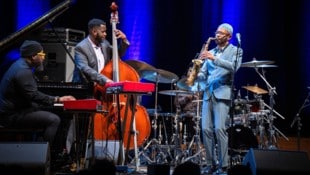 Kenny Garrett (ga. re.) im Wiener Konzerthaus