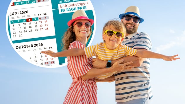 Wer seinen Urlaub geschickt plant, fliegt förmlich durchs Jahr 2026.