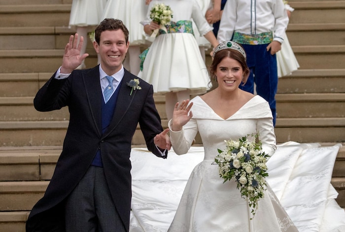 Prinzessin Eugenie trug die Tiara bei ihrer Hochzeit mit Jack Brooksbank