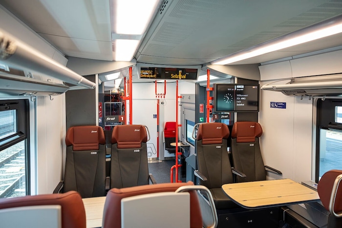 Das Innenleben der Interregio-Garnituren, von denen insgesamt 27 Stück eingesetzt werden.