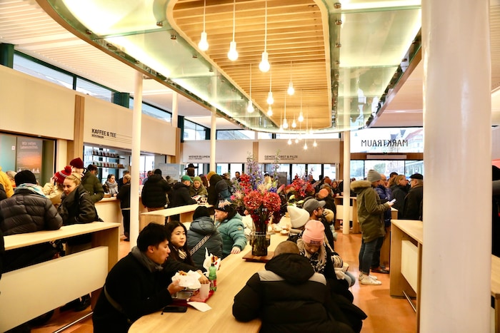 Der neue Marktraum wurde bereits am Eröffnungstag gut angenommen.