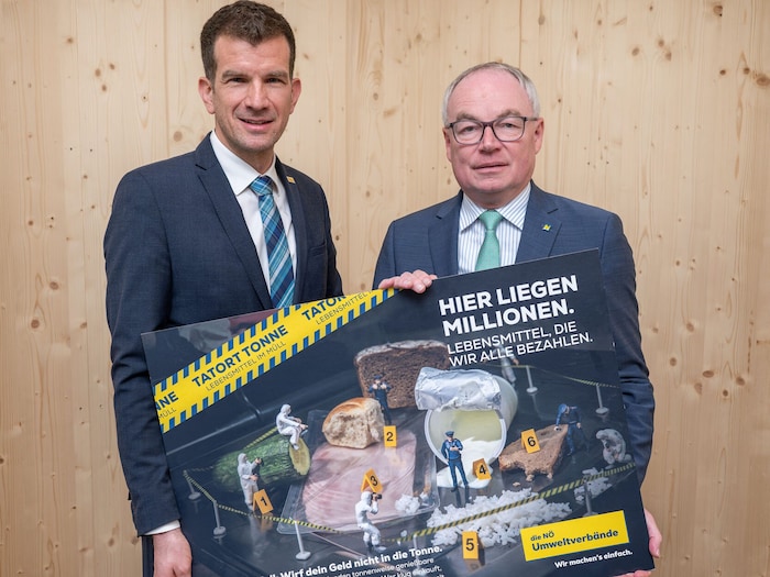 Die „Öko-Detektive“ Christian Macho (li.) und Stephan Pernkopf starten Kampagne für bessere ...